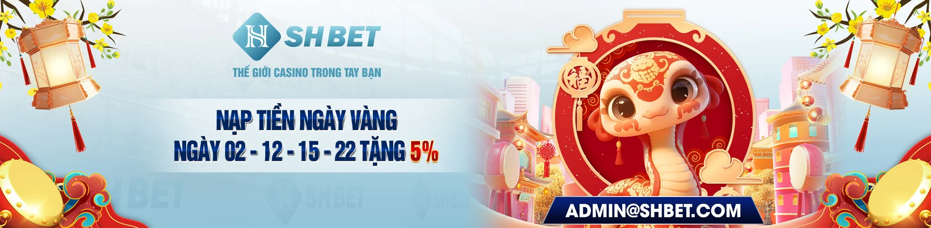 Banner SHBET Nạp tiền ngày vàng